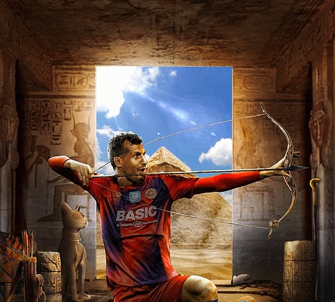 طارق حامد، لاعب ضمك السعودي