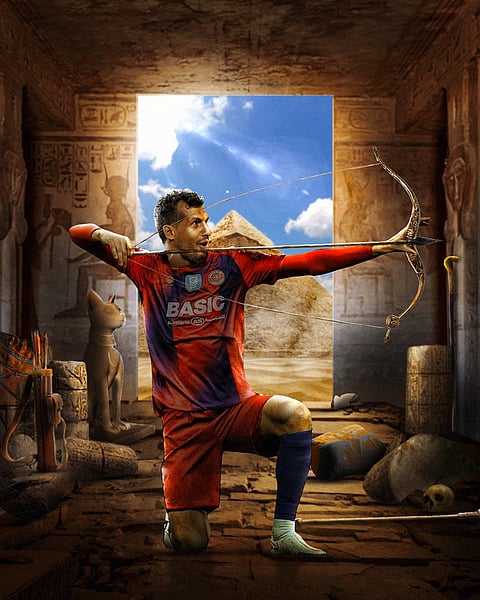 طارق حامد، لاعب ضمك السعودي