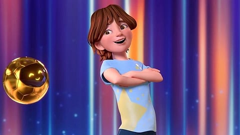 ميسي في شخصية كرتون