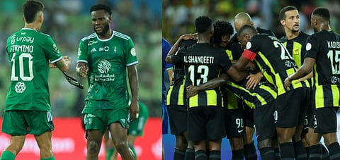 مباراة الاتحاد ضد الأهلي