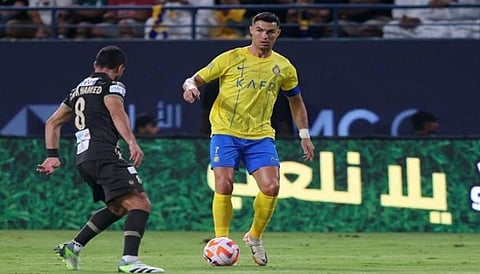 ارونالدو وطارق حامد - النصر ضد ضمك