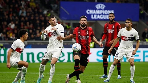 ميلان ضد باريس سان جيرمان - دوري أبطال أوروبا