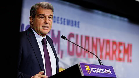 برشلونة - خوان لابورتا رئيس النادي