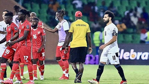 منتخب مصر ضد غينيا بيساو - محمد صلاح