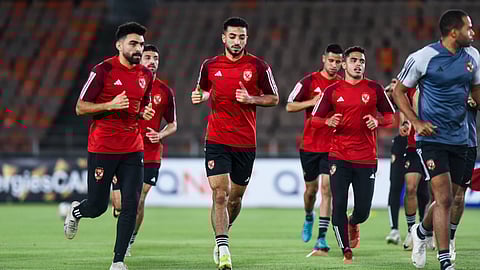 تفاصيل مران الأهلي الأخير قبل مباراة سيمبا التنزاني في دوري أبطال إفريقيا