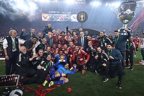 مراسم تتويج الأهلي - كأس مصر