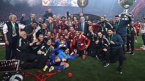 مراسم تتويج الأهلي - كأس مصر