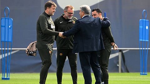 تشافي - خوان لابورتا - برشلونة