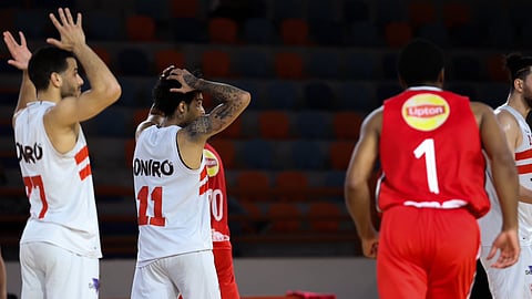 الأهلي ضد الزمالك- سوبر السلة