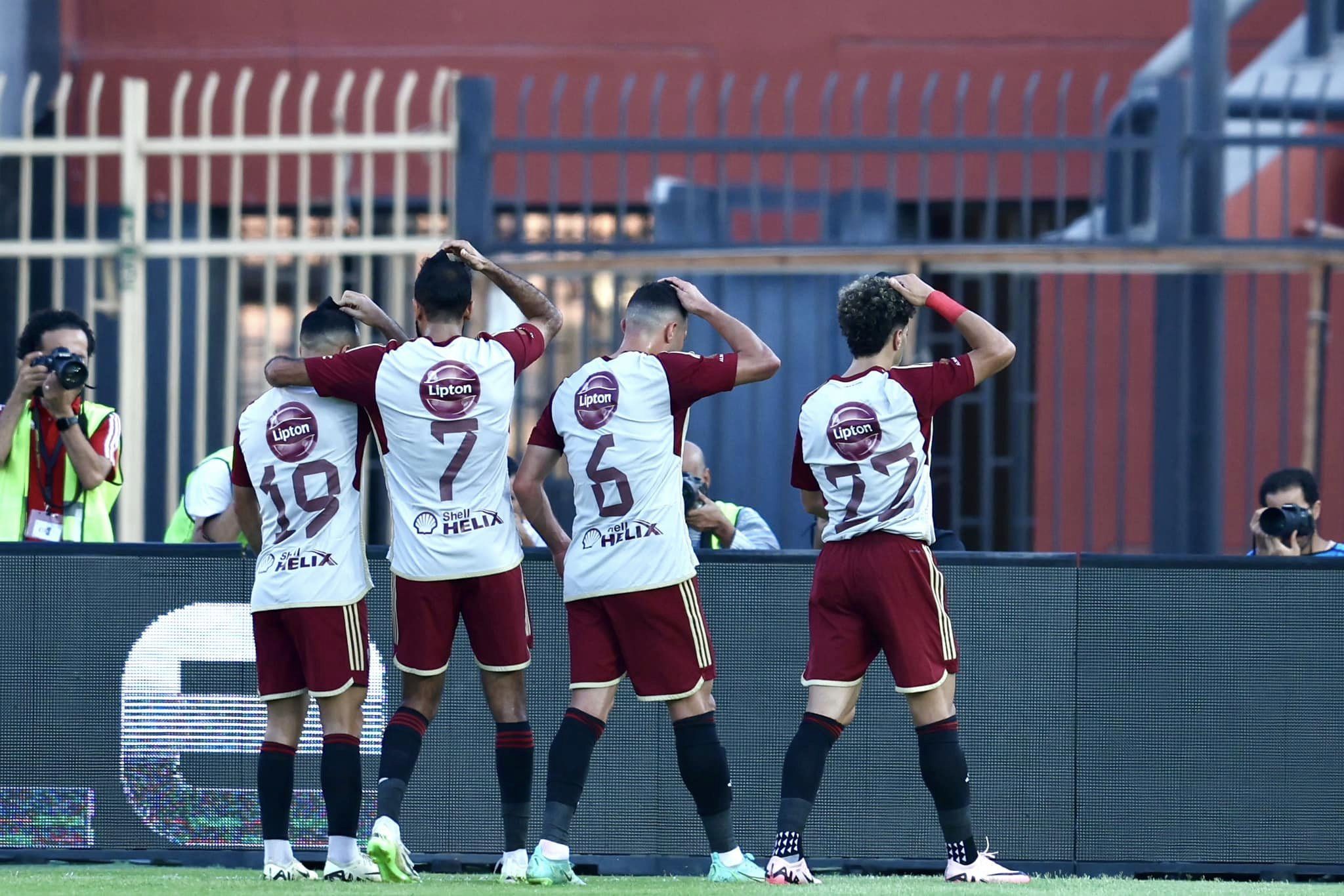 الأهلي - احتفال أفشة - الدوري المصري