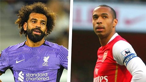 محمد صلاح - تيري هنري