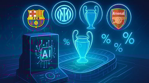 أرسنال وباريس سان جيرمان في صدارة توقعات دوري أبطال أوروبا 2025-2026