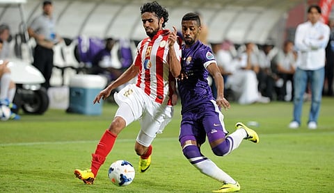 الدوري الاماراتي .. العين يتعثر أمام الجزيرة .. والشارقة يكتسح الفجيرة بثلاثية