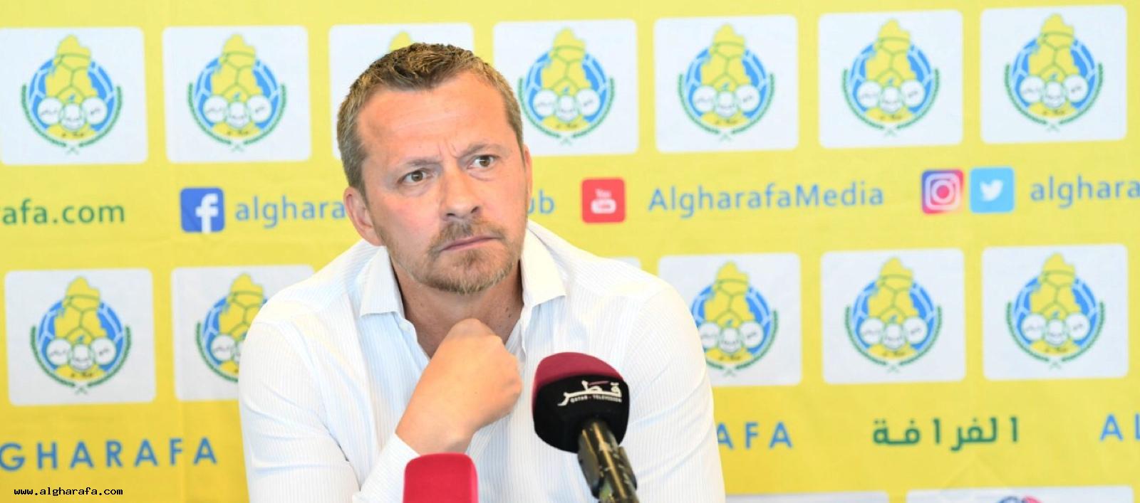 مدرب الغرافة يشيد بالتزام اللاعبين فى التدريبات المنزلية