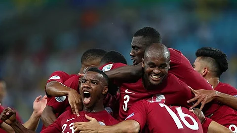 منتخب قطر ينضم للمشاركين فى بطولة غرب آسيا 2021