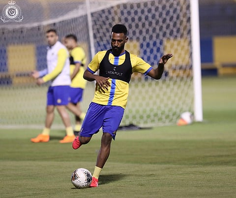 فراس البريكان يعود لتدريبات النصر قبل مواجهة العدالة