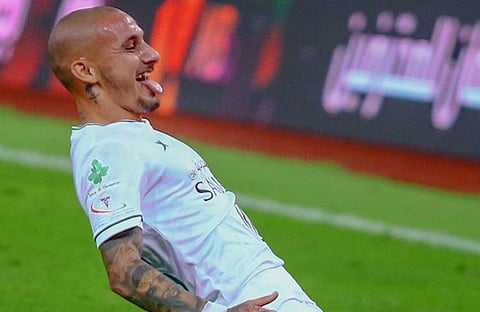 مباراة الأهلي ضد الوحدة.. ميتريتا يتحدث عن هدفه أمام الفرسان وديربي جدة القادم