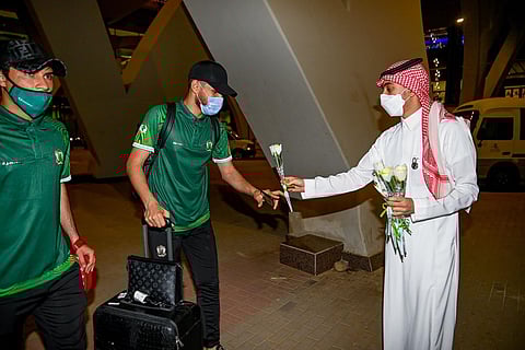 مجموعة الأهلي.. بعثة الشرطة العراقي تصل جدة استعداداً للمشاركة في دوري أبطال آسيا 2021