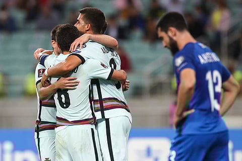 بدون رونالدو.. البرتغال تدك أذربيجان بثنائية في الشوط الأول بتصفيات كأس العالم