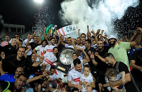 الزمالك - احتفالات التتويج بالدوري