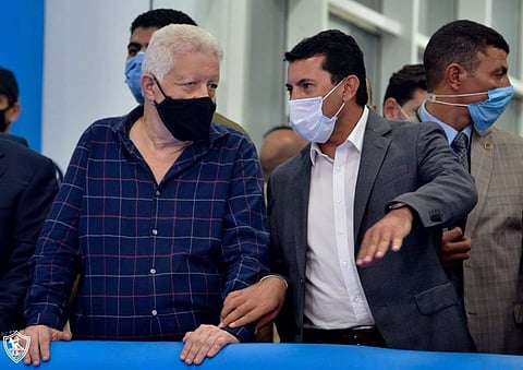 وزير الرياضة و مرتضى منصور