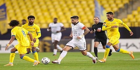 النصر ضد الشباب - الدوري السعودي