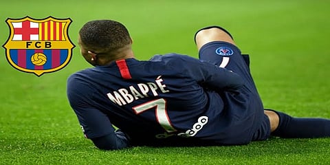 مبابي والانتقال إلى برشلونة