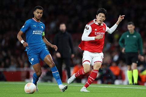 أرسنال ضد إيندهوفن الهولندي.. الجانرز يحقق فوزًا ثمينًا ويتأهل لثمن نهائي الدوري الأوروبي