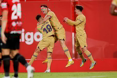 ليفاندوفسكي يقود برشلونة لصدارة الدوري الاسباني بهدف في مايوركا