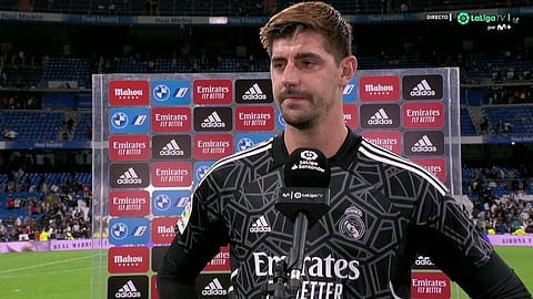 كورتوا عن تسديدات فالفيردي : أعاني منها في تدريبات الريال