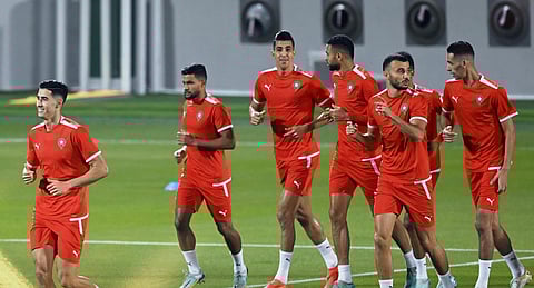 تدريبات منتخب المغرب