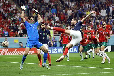 مباراة المغرب ضد فرنسا