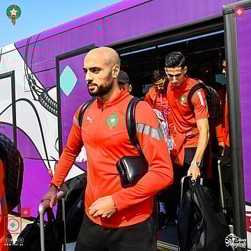 منتخب المغرب رابع العالم يغادر قطر بعد إنتهاء المونديال.. صور