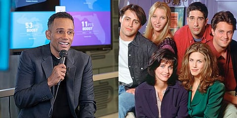 'The Good Doctor' star Hill Harper and a still from sitcom 'Friends'. (Photo | AP and YouTube Screengrab)