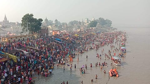 Mahakumbh crowd spill over to inundate Ayodhya, Kashi; Ram temple records 25 lakh devotees