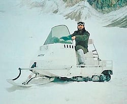 Col Tarun Kumar in Siachen.