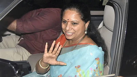 Bharat Rashtra Samithi (BRS) MLC K Kavitha