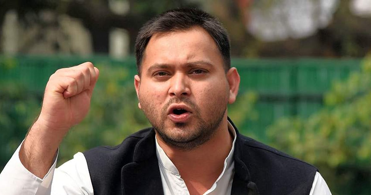 Tejashwi slams Bhagwat's 'true independence' claim