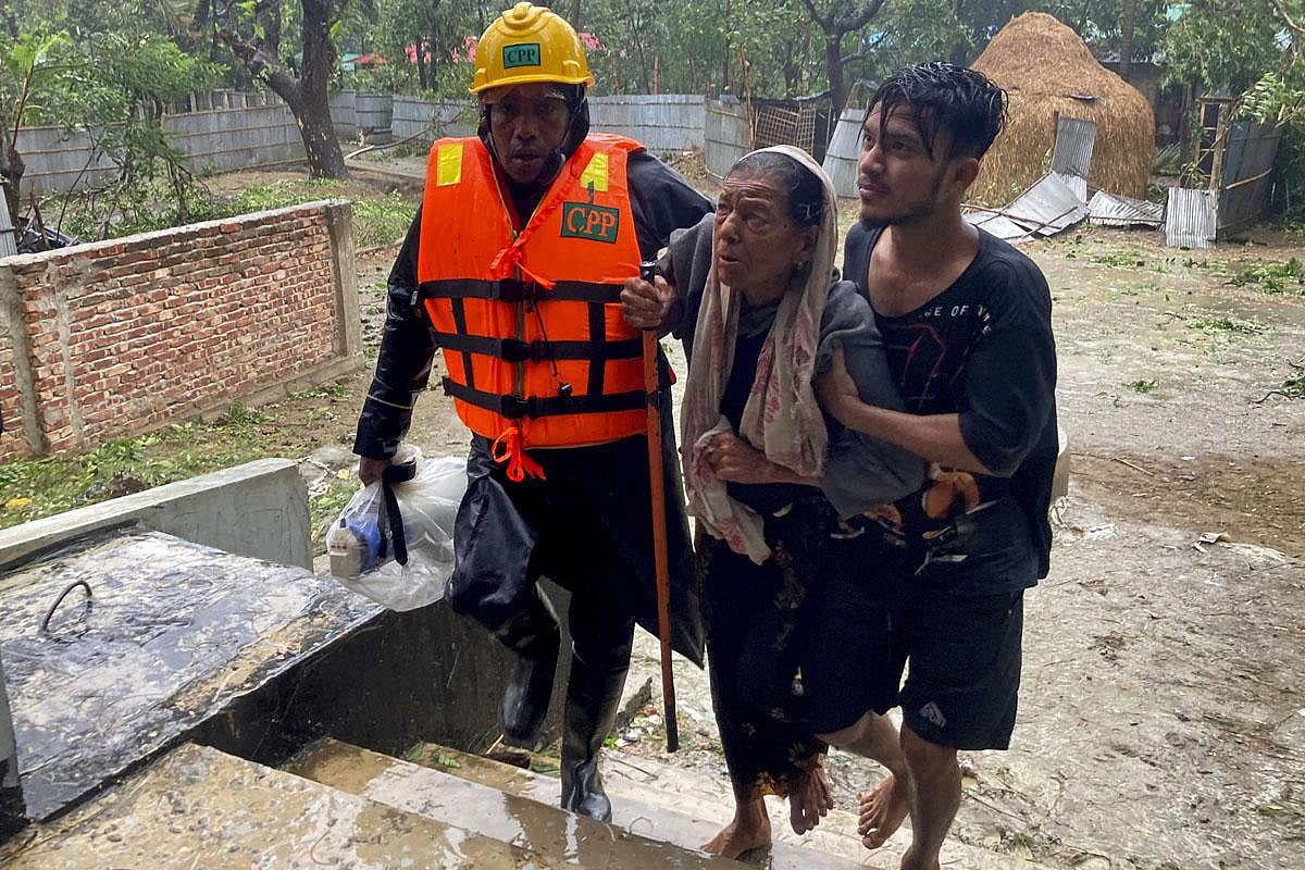 IN PICS | Cyclone Mocha floods homes in western Myanmar; at least 6 dead, 700 injured