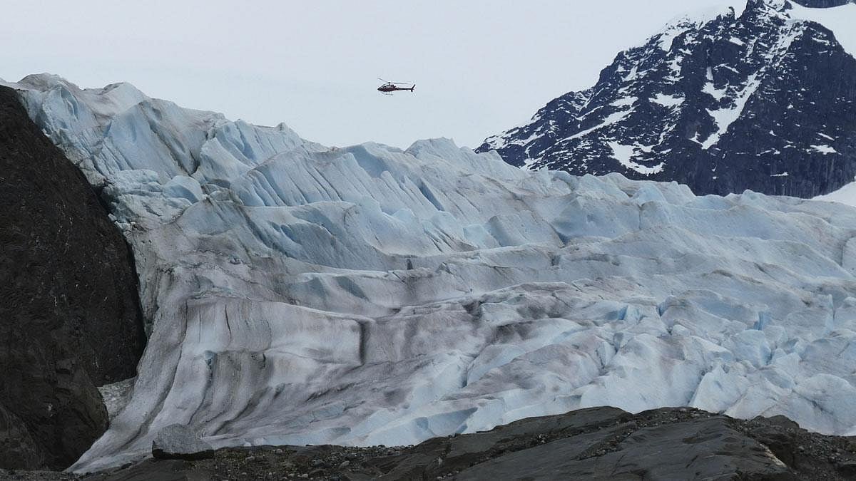 VIEW PHOTOS: Bursting ice dam in Alaska highlights risks of glacial flooding around the globe
