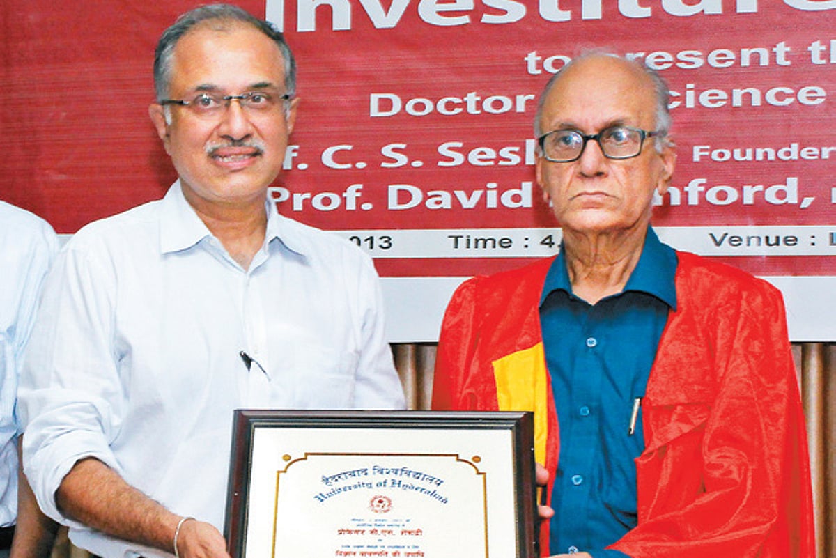 Honorary Doctorate for C S Seshadri