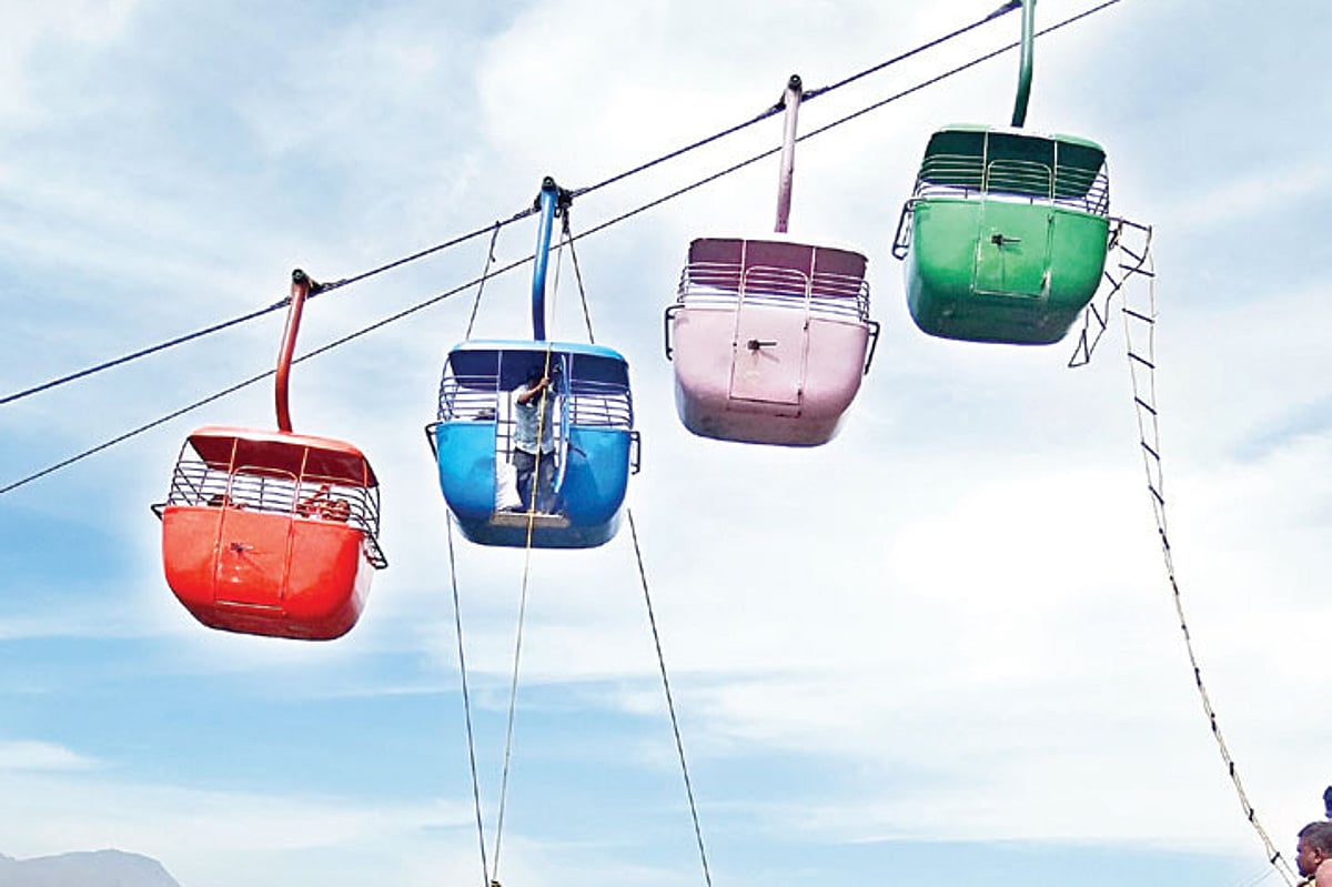 3-hour scare for 23 in Palani rope car