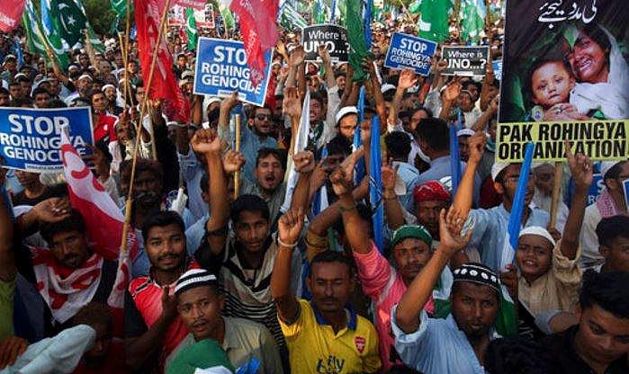 Thousands rally in Pakistan in solidarity with Rohingyas