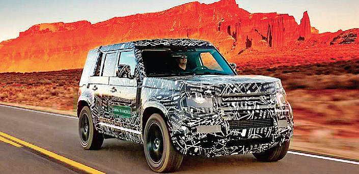 Land Rover’s Defender prototype to finish the final test race in Kenya