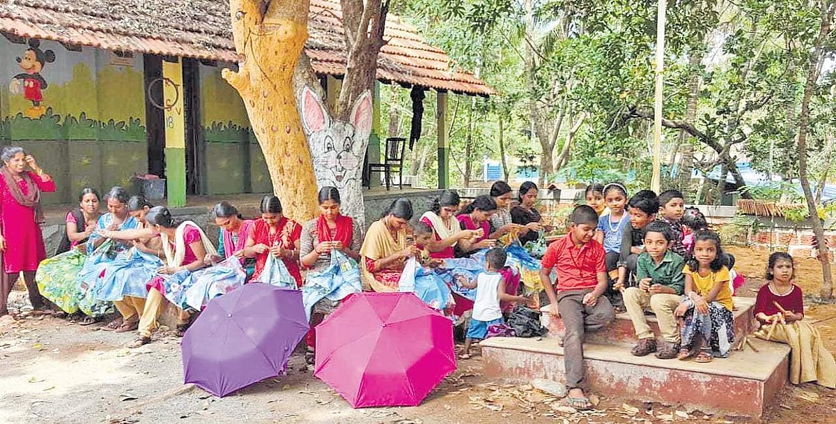 A school that claims to be the "happiest" in Kerala
