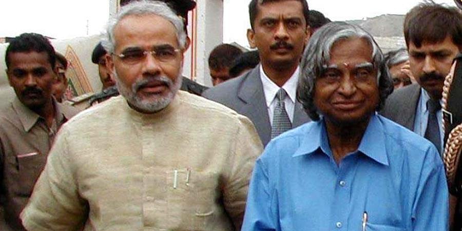 PM Narendra Modi pays tribute to former President APJ Abdul Kalam