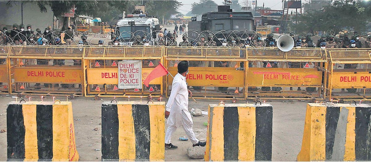 'Will block entry points': Protesting farmers give warning, security ...