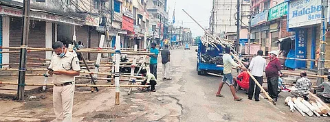 Odisha's Nala Road turns into new containment zone Odisha's Nala Road turns into new containment zone