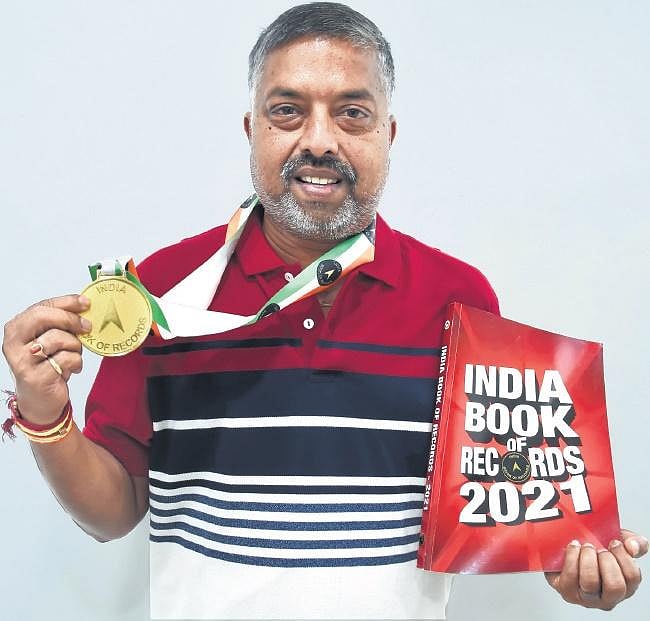 Walking legend of Hyderabad K Ravi Kumar sets new record