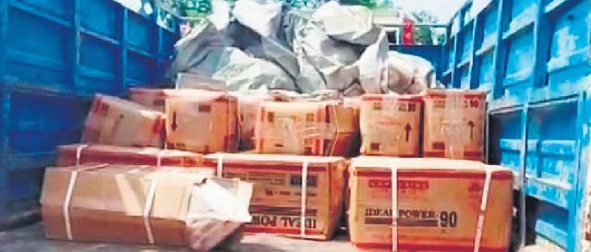 Huge explosives cache unearthed near stone quarry in Odisha's Dharmasala